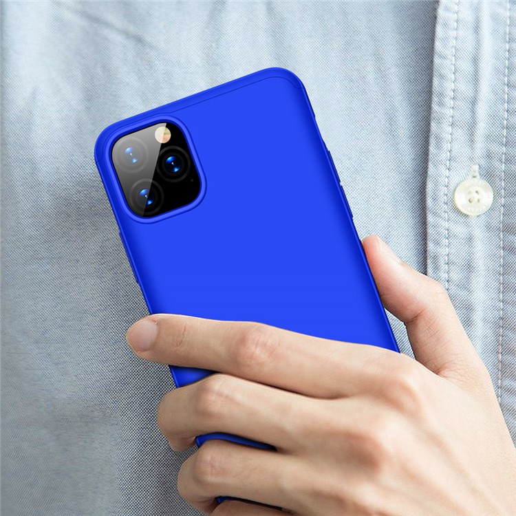 GKK Detachable 3-Piece Matte Hard PC Phone Shell Casing for iPhone 11 Pro Max 6.5-inch - Blue-5