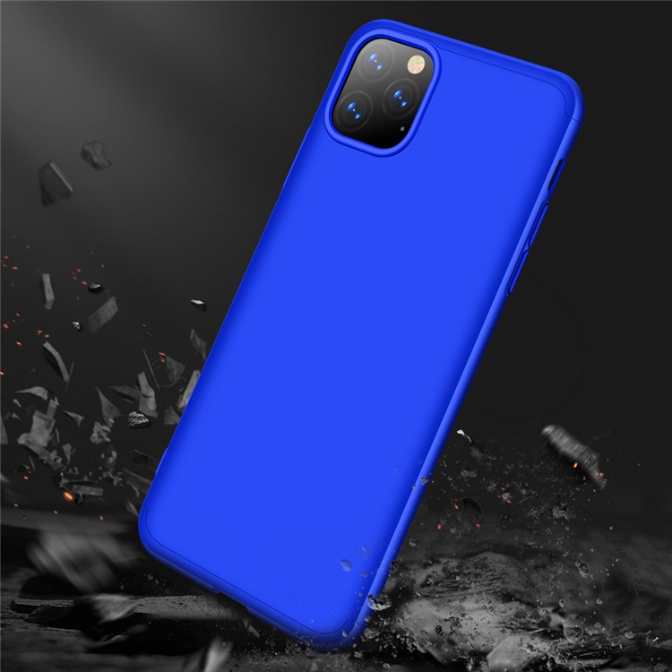GKK Detachable 3-Piece Matte Hard PC Phone Shell Casing for iPhone 11 Pro Max 6.5-inch - Blue-6