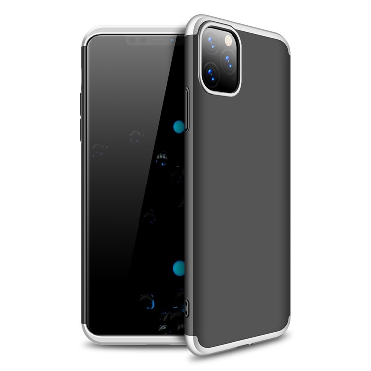 GKK Detachable 3-Piece Matte Hard PC Phone Shell Casing for iPhone 11 Pro Max 6.5-inch - Silver-1