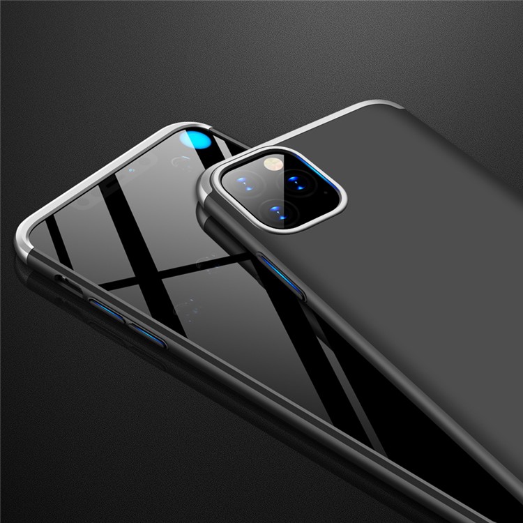 GKK Detachable 3-Piece Matte Hard PC Phone Shell Casing for iPhone 11 Pro Max 6.5-inch - Silver-2