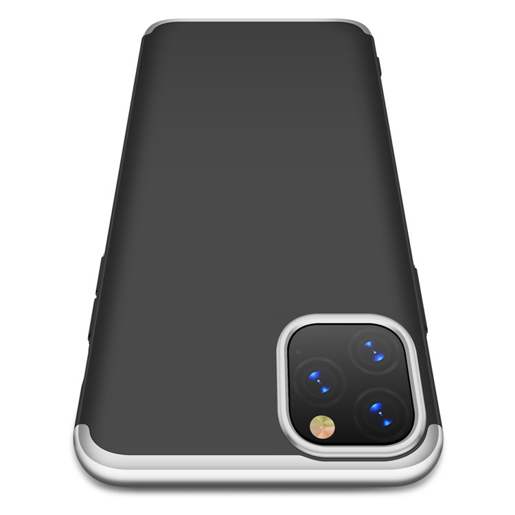 GKK Detachable 3-Piece Matte Hard PC Phone Shell Casing for iPhone 11 Pro Max 6.5-inch - Silver-4
