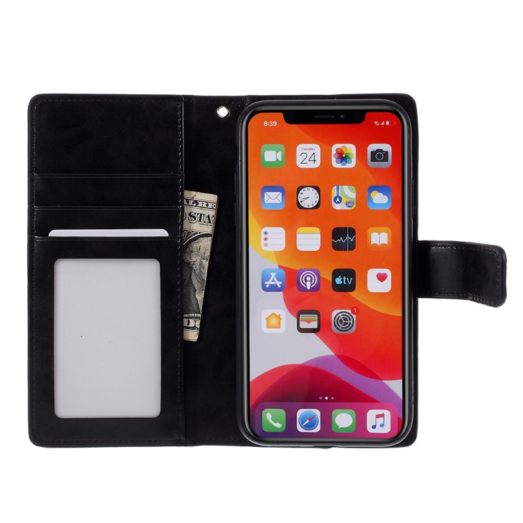 MERCURY GOOSPERY Detachable 2-in-1 PU Leather Wallet Mobile Cover for iPhone 11 6.1 inch - Black-10