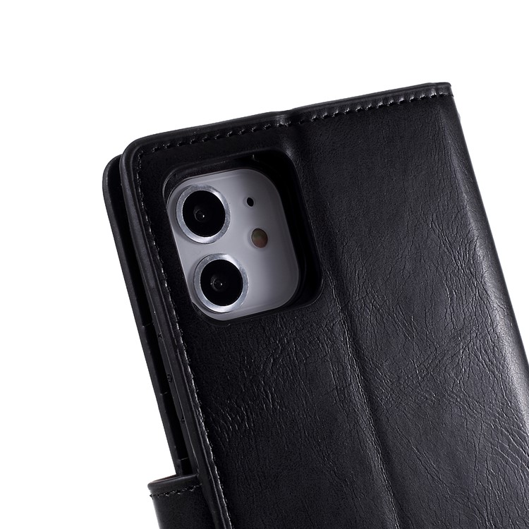 MERCURY GOOSPERY Detachable 2-in-1 PU Leather Wallet Mobile Cover for iPhone 11 6.1 inch - Black-4
