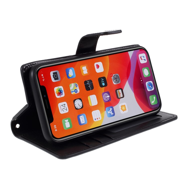 MERCURY GOOSPERY Detachable 2-in-1 PU Leather Wallet Mobile Cover for iPhone 11 6.1 inch - Black-8