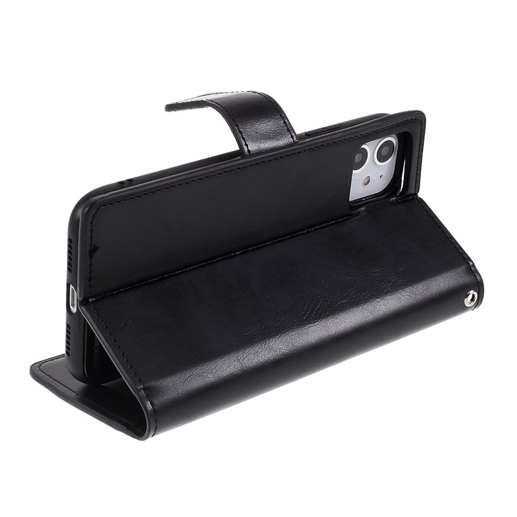 MERCURY GOOSPERY Detachable 2-in-1 PU Leather Wallet Mobile Cover for iPhone 11 6.1 inch - Black-9