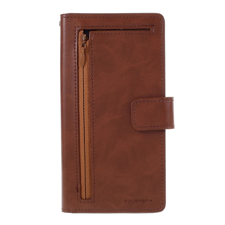 MERCURY GOOSPERY Detachable 2-in-1 PU Leather Wallet Mobile Cover for iPhone 11 6.1 inch - Brown-1