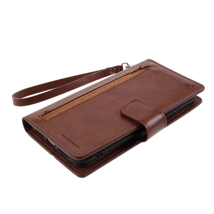 MERCURY GOOSPERY Detachable 2-in-1 PU Leather Wallet Mobile Cover for iPhone 11 6.1 inch - Brown-4
