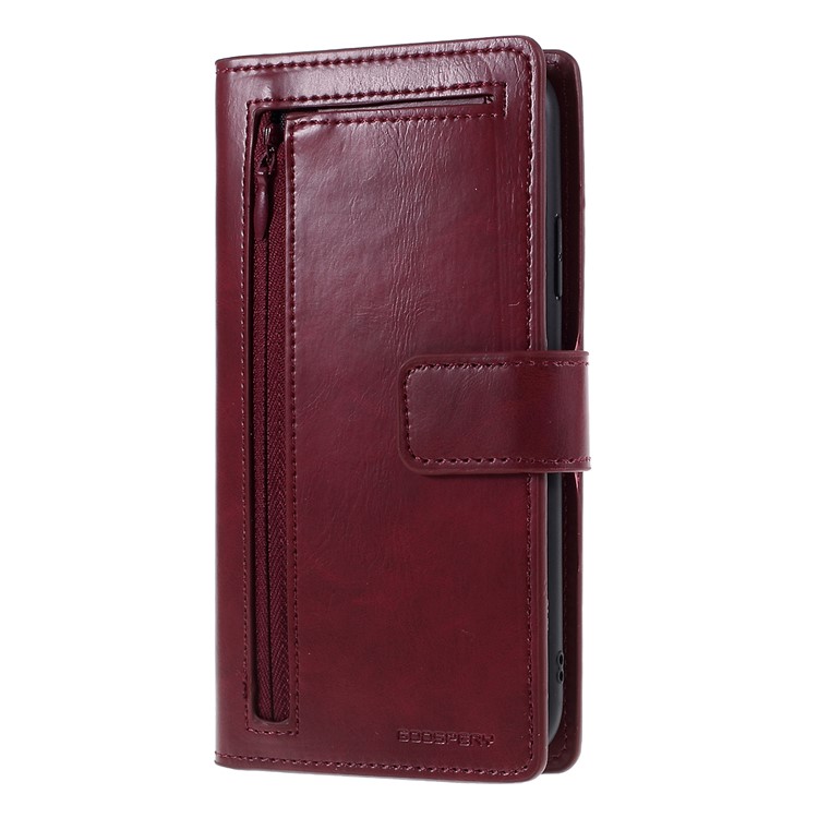 MERCURY GOOSPERY Amovible Pochette En Cuir 2-en-1 PU Couvercle Mobile Pour Iphone 11 6,1 Pouce - Rouge-2