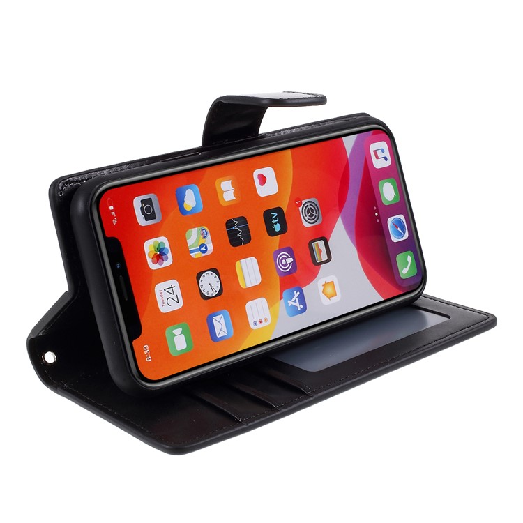 Detachable 2-in-1 PU Leather Shell for iPhone 11 Pro 5.8 inch - Black-11