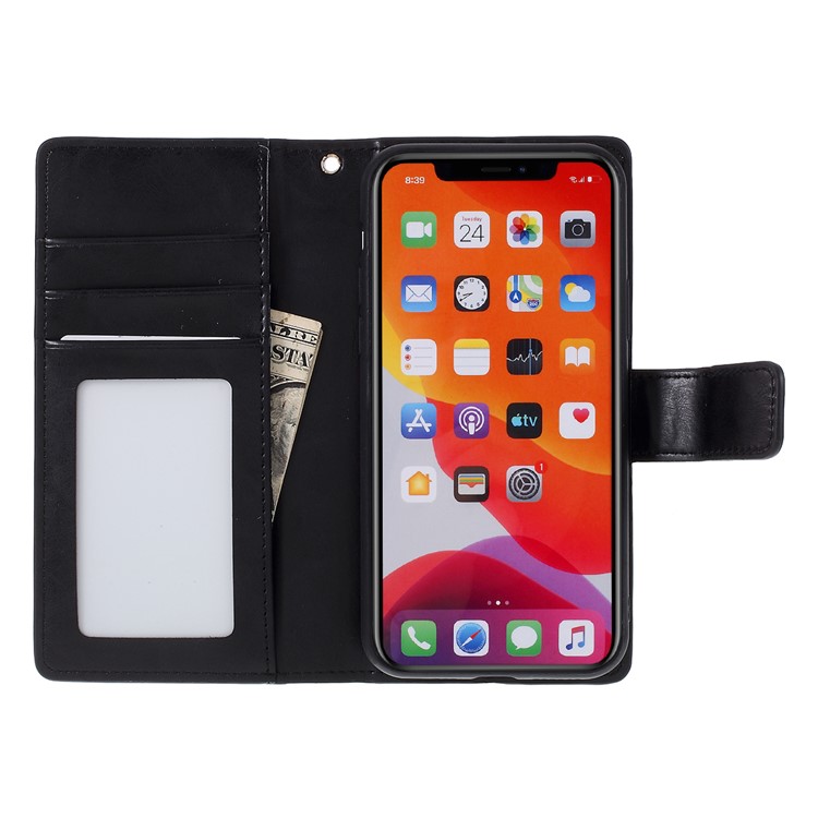 Detachable 2-in-1 PU Leather Shell for iPhone 11 Pro 5.8 inch - Black-7