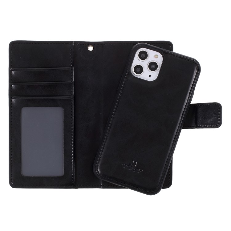Detachable 2-in-1 PU Leather Shell for iPhone 11 Pro 5.8 inch - Black-8