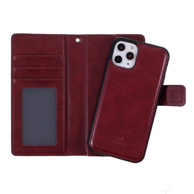 Detachable 2-in-1 PU Leather Shell for iPhone 11 Pro 5.8 inch - Red-7