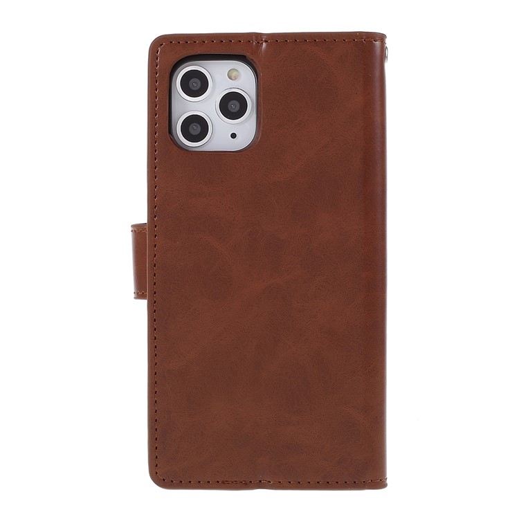 Detachable 2-in-1 PU Leather Shell for iPhone 11 Pro 5.8 inch - Brown-3