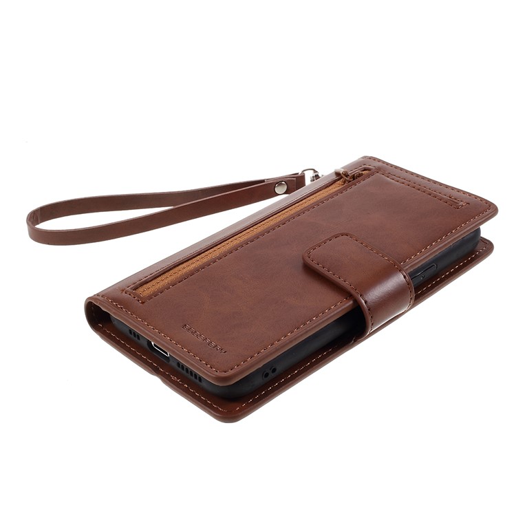 Detachable 2-in-1 PU Leather Shell for iPhone 11 Pro 5.8 inch - Brown-4