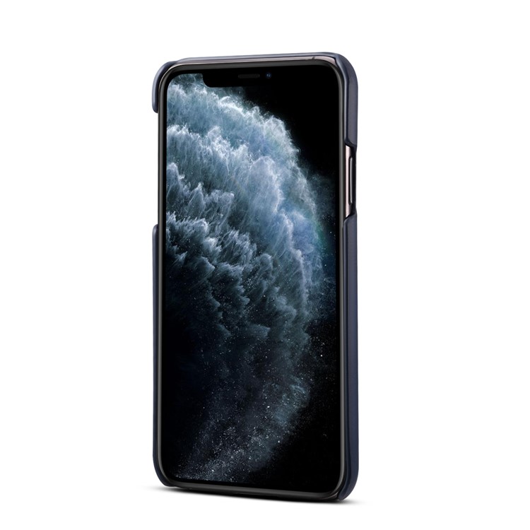 PEELCAS PCK011 PC + PU Leather Phone Hard Case with Pull-out Card Slot for iPhone 11 Pro Max 6.5 inch - Dark Blue-2