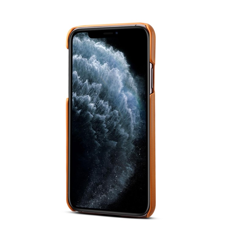 PEELCAS PCK011 PC + PU Leather Phone Hard Case with Pull-out Card Slot for iPhone 11 Pro Max 6.5 inch - Brown-2