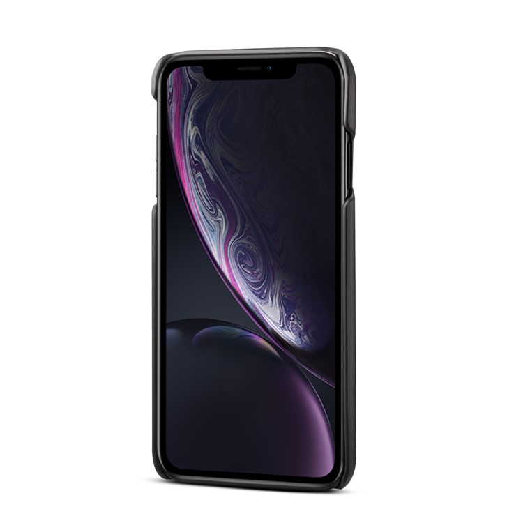 PEELCAS PCK011 Series Leather Coated Hard PC Card Holder Phone Case for iPhone X/XS 5.8 inch - Coffee-2