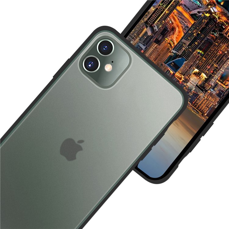 NXE Soft Series Shockproof Matte Coated TPU Phone Case for iPhone 11 6.1 inch (2019) - Black-5
