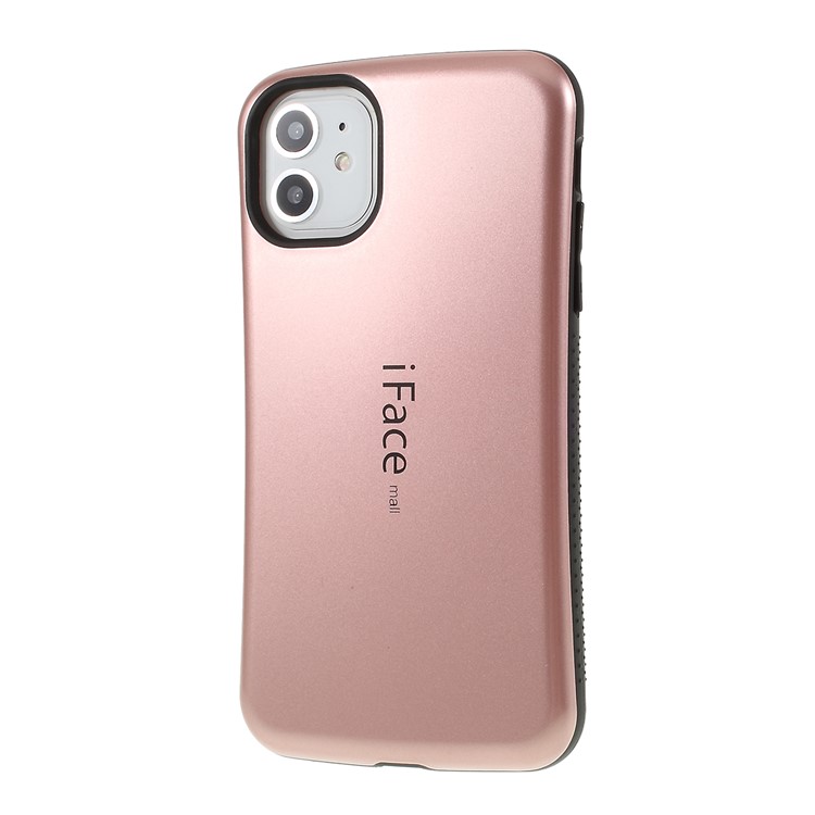IFACE MALL PC TPU Hybrid Protective Case for Apple iPhone 11 6.1 inch - Rose Gold-2