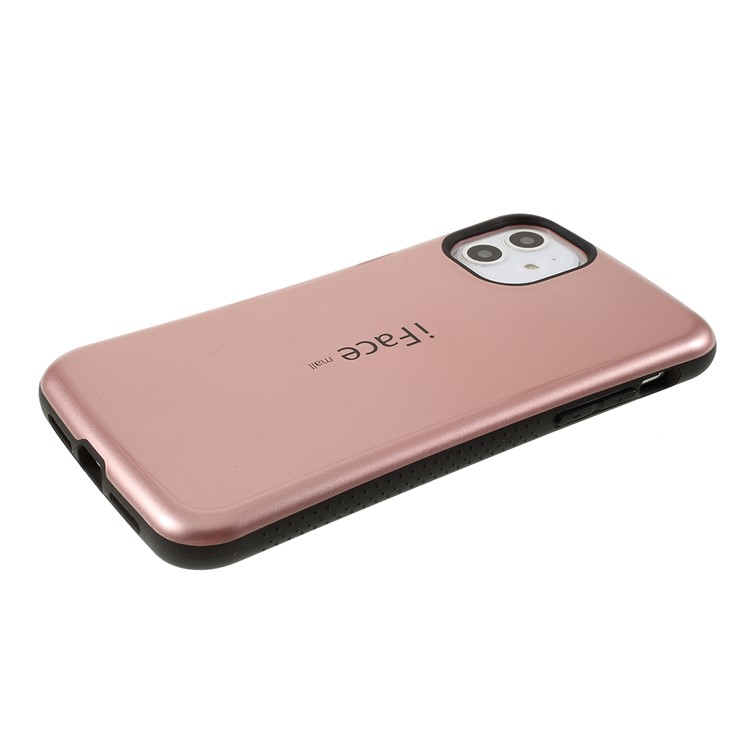 IFACE MALL PC TPU Hybrid Protective Case for Apple iPhone 11 6.1 inch - Rose Gold-3