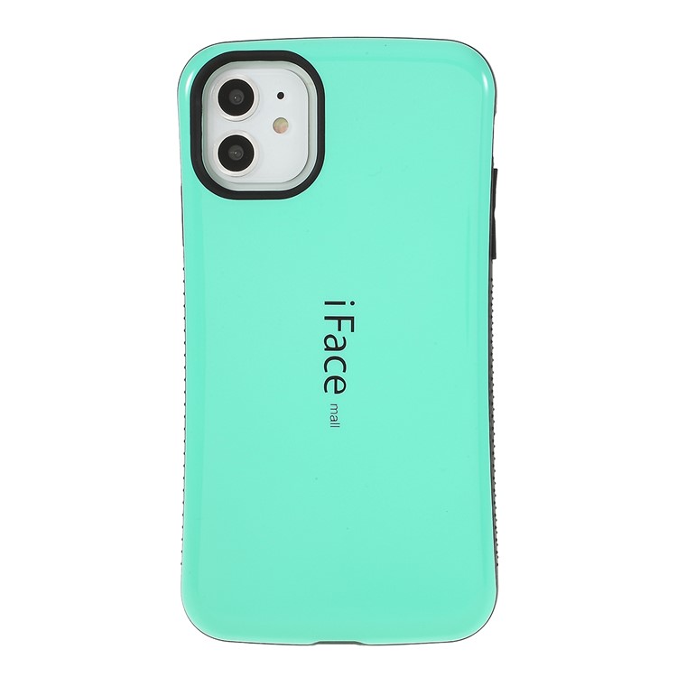 IFACE MALL PC TPU Hybrid Protective Case for Apple iPhone 11 6.1 inch - Cyan-1