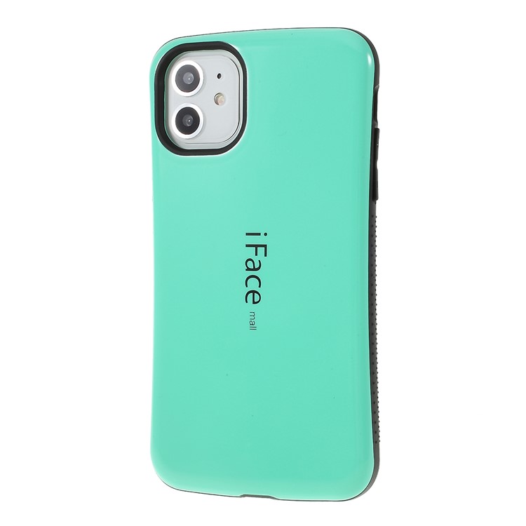 IFACE MALL PC TPU Hybrid Protective Case for Apple iPhone 11 6.1 inch - Cyan-2