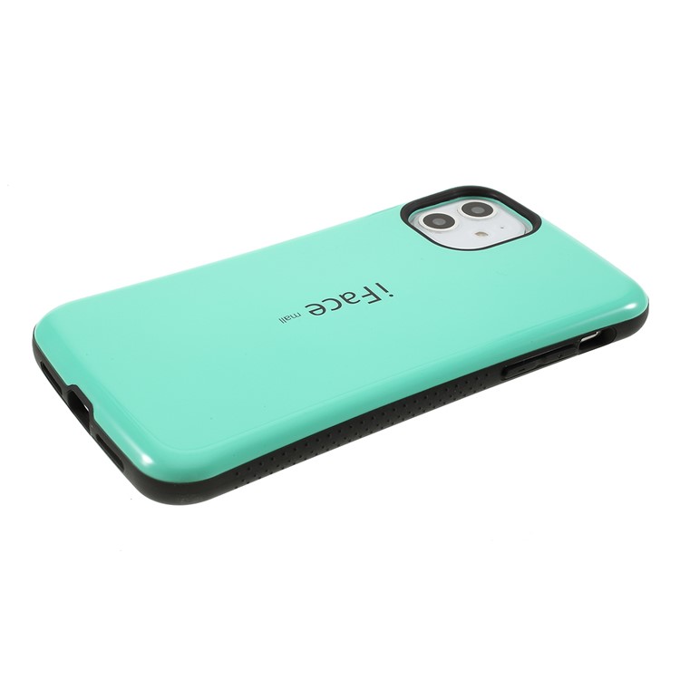 IFACE MALL PC TPU Hybrid Protective Case for Apple iPhone 11 6.1 inch - Cyan-3