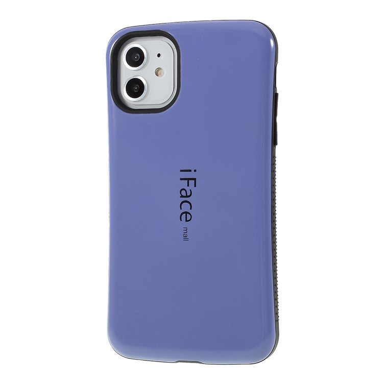 IFACE MALL PC TPU Hybrid Protective Case for Apple iPhone 11 6.1 inch - Purple-2