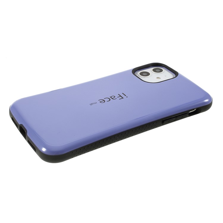 IFACE MALL PC TPU Hybrid Protective Case for Apple iPhone 11 6.1 inch - Purple-3