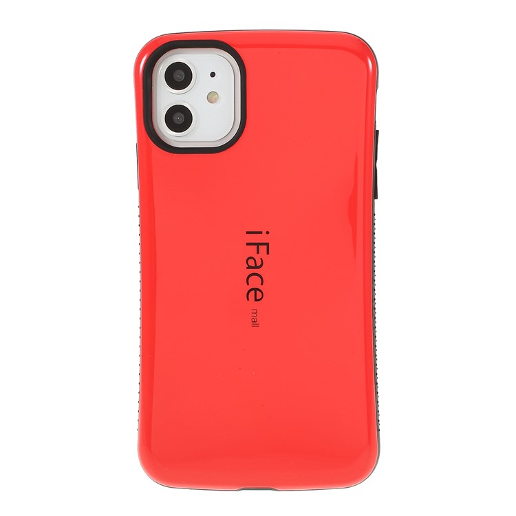 IFACE MALL PC TPU Hybrid Protective Case for Apple iPhone 11 6.1 inch - Red-1