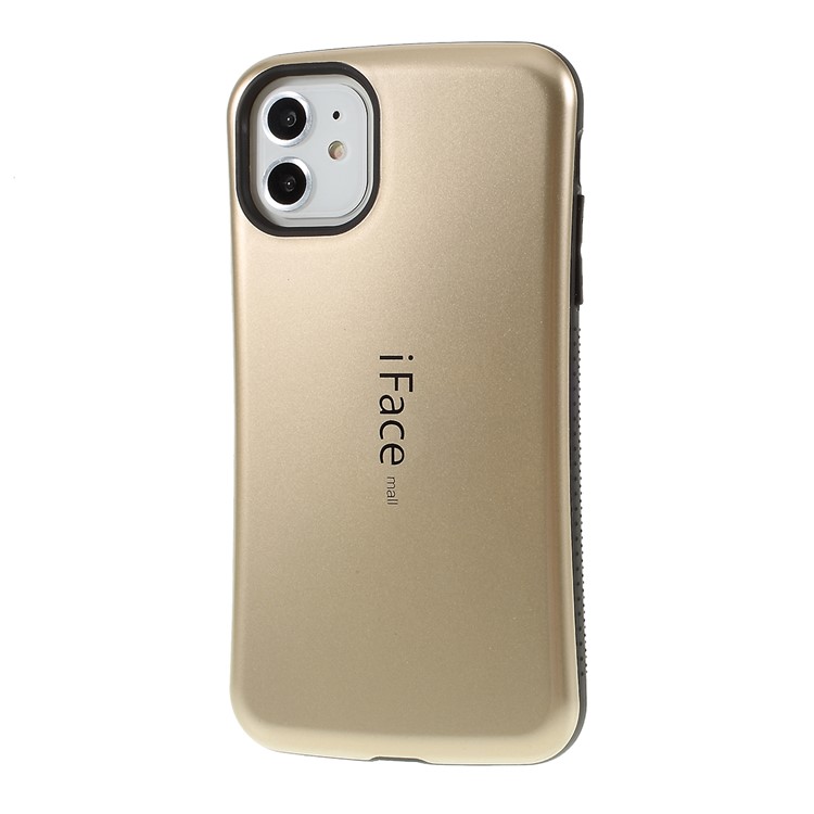 IFACE MALL PC TPU Hybrid Protective Case for Apple iPhone 11 6.1 inch - Gold-2