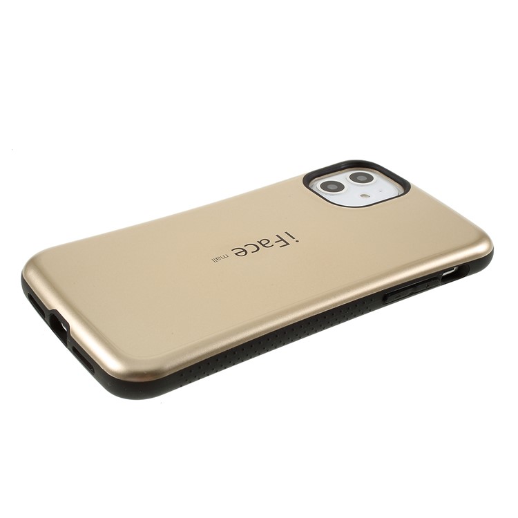 IFACE MALL PC TPU Hybrid Protective Case for Apple iPhone 11 6.1 inch - Gold-3