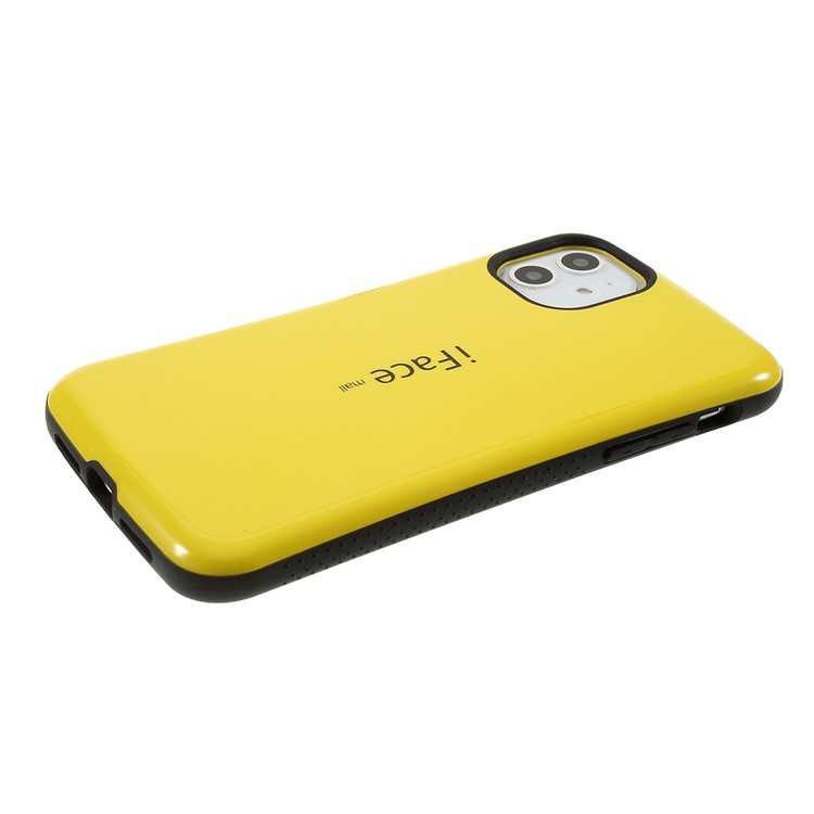 IFACE MALL PC TPU Hybrid Protective Case for Apple iPhone 11 6.1 inch - Yellow-3