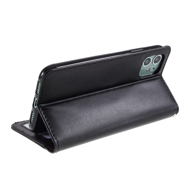 Leather Wallet Stand Phone Cover Case for iPhone 11 6.1-inch-6