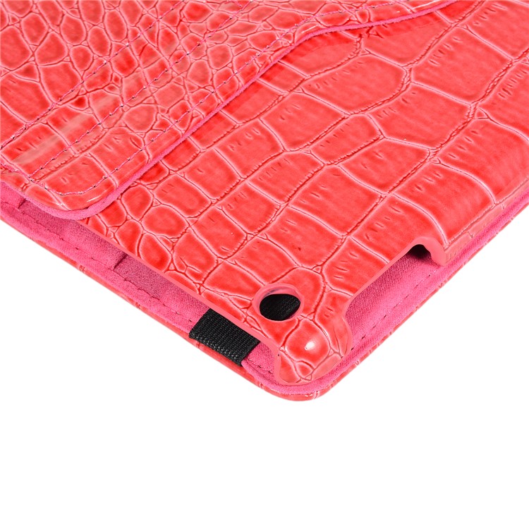 Crocodile Texture 360 Degree Rotating Stand PU Leather Tablet Shell for Apple iPad 10.2 (2019) - Orange-10