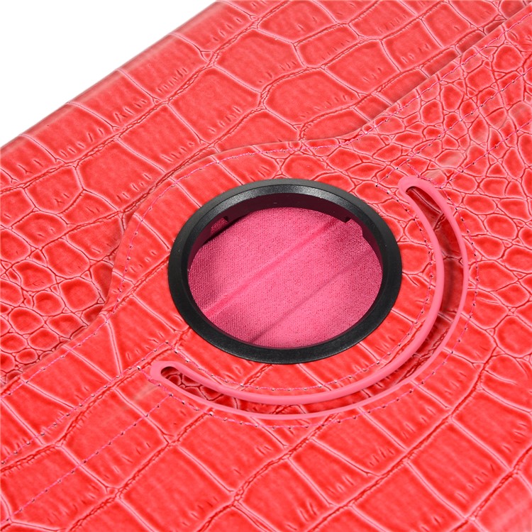 Crocodile Texture 360 Degree Rotating Stand PU Leather Tablet Shell for Apple iPad 10.2 (2019) - Orange-11
