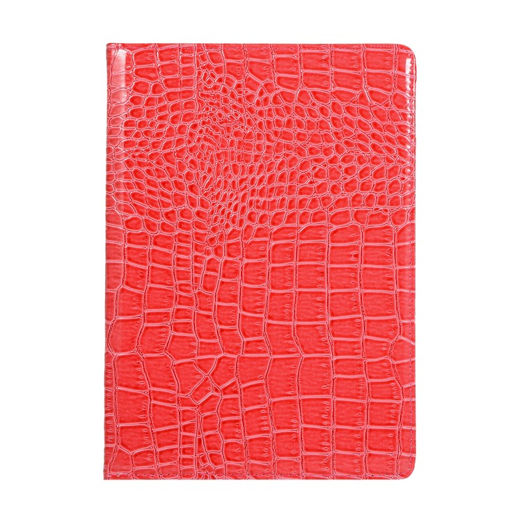 Crocodile Texture 360 Degree Rotating Stand PU Leather Tablet Shell for Apple iPad 10.2 (2019) - Orange-2