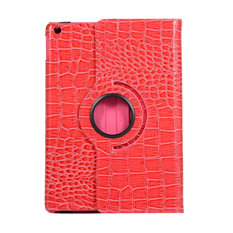 Crocodile Texture 360 Degree Rotating Stand PU Leather Tablet Shell for Apple iPad 10.2 (2019) - Orange-3
