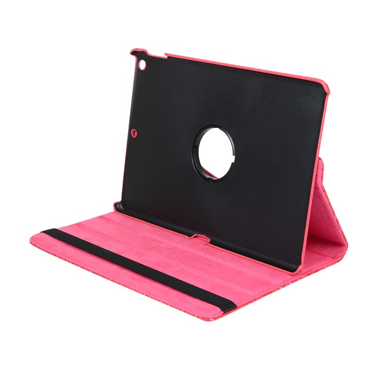 Crocodile Texture 360 Degree Rotating Stand PU Leather Tablet Shell for Apple iPad 10.2 (2019) - Orange-5