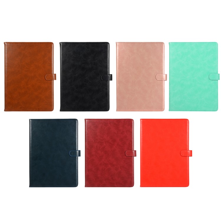 PU Leather Smart Shell Cover for iPad 10.2 (2019) - Red-13
