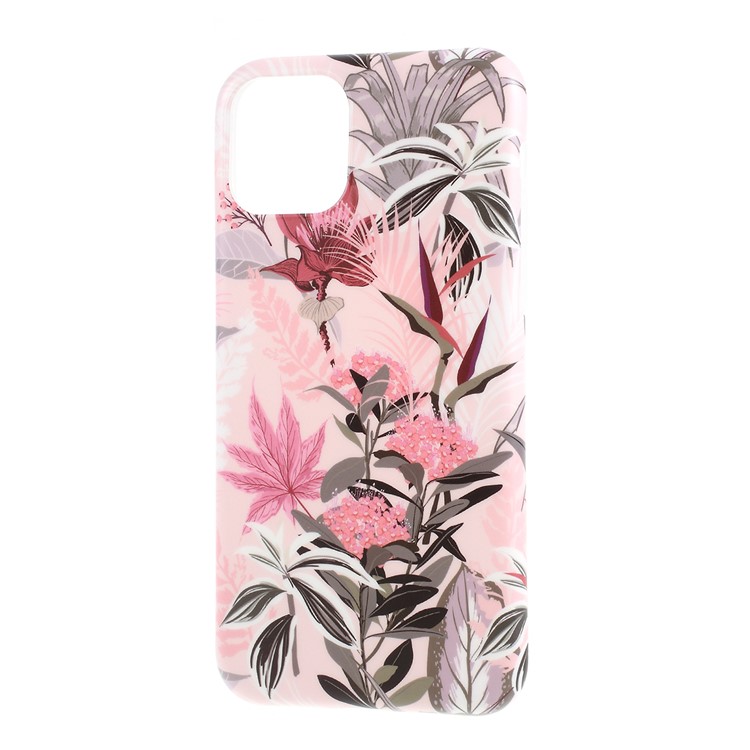 Motif Floral Cas TPU Téléphone De Protection Pour IPhone 11 Pro 5,8 Pouces - Fleurs Fleur-2