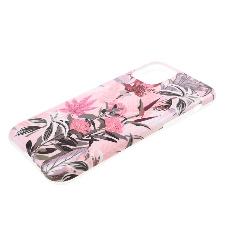 Motif Floral Cas TPU Téléphone De Protection Pour IPhone 11 Pro 5,8 Pouces - Fleurs Fleur-4