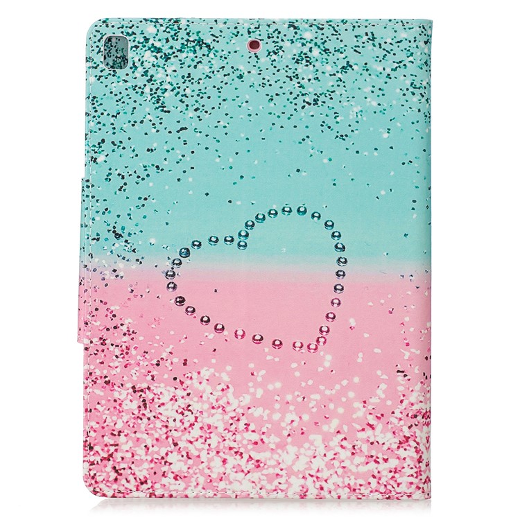 Pattern Printing Wide Clasp Stand Wallet Leather Tablet Case for Ipad Air (2013)/Air 2 / Ipad Pro 9.7 (2016) / Ipad 9.7 (2017)/(2018) - Heart-3