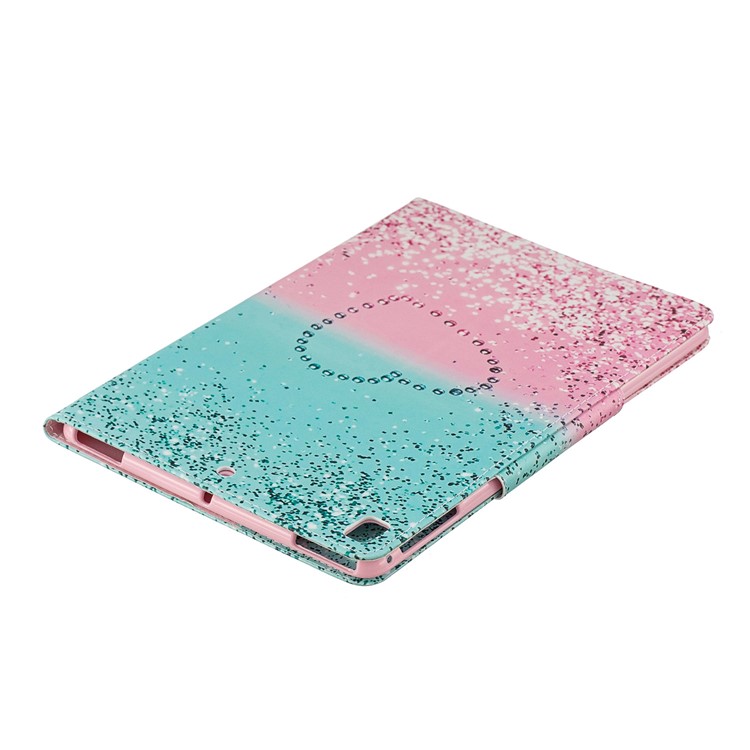 Pattern Printing Wide Clasp Stand Wallet Leather Tablet Case for Ipad Air (2013)/Air 2 / Ipad Pro 9.7 (2016) / Ipad 9.7 (2017)/(2018) - Heart-8