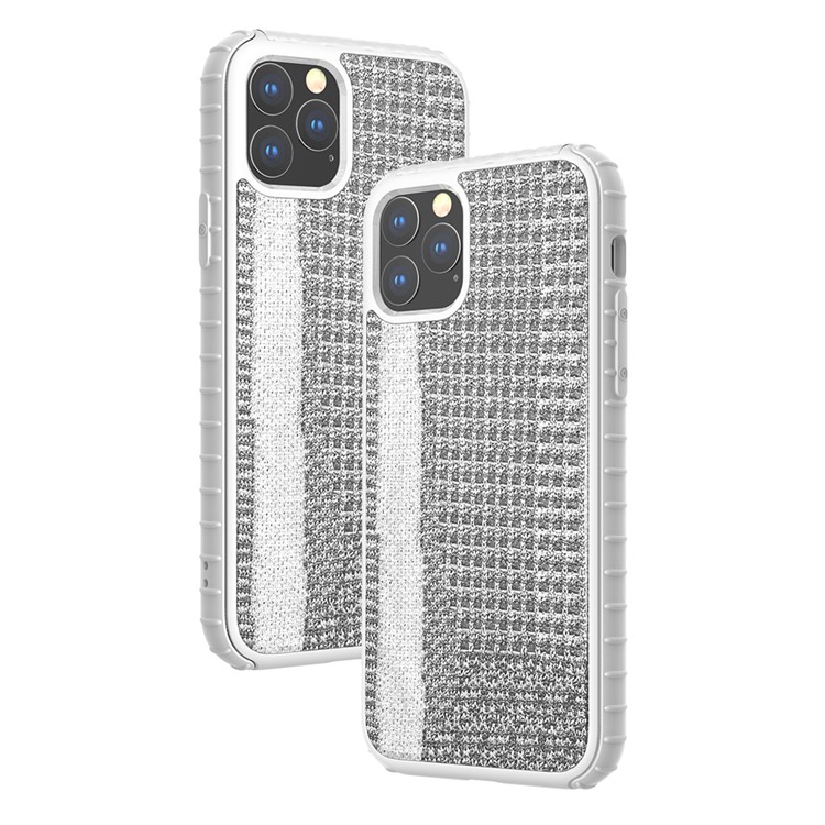 

Мягкий Световой TPU + Обувь Ткань Гибридного Телефона Чехол Для Apple Iphone 11 Pro 5,8 Дюйма - Серый, iPhone 11 Pro 5.8 inch