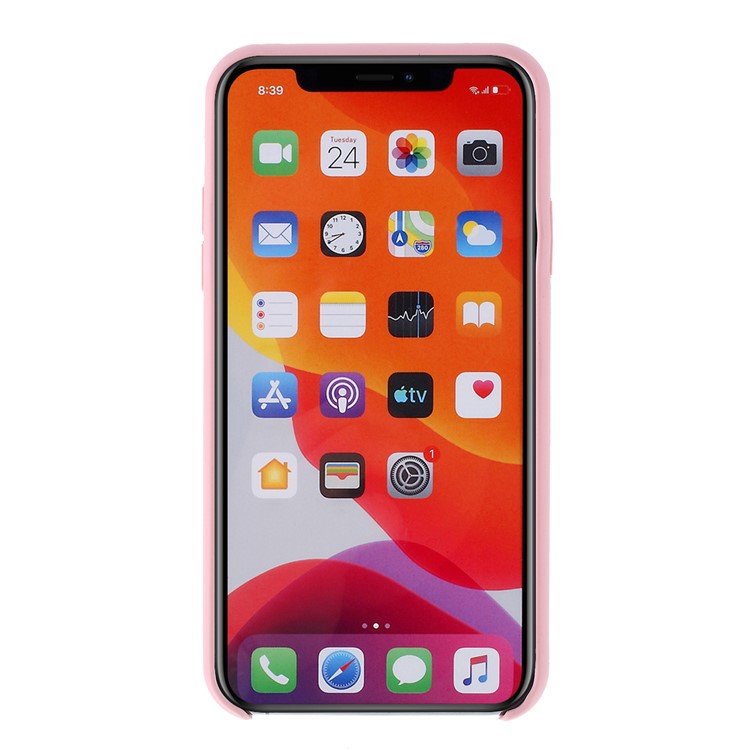 Shockproof Silicone Phone Case Cover with AirPods Case for iPhone 11 Pro 5.8-inch - Pink-6