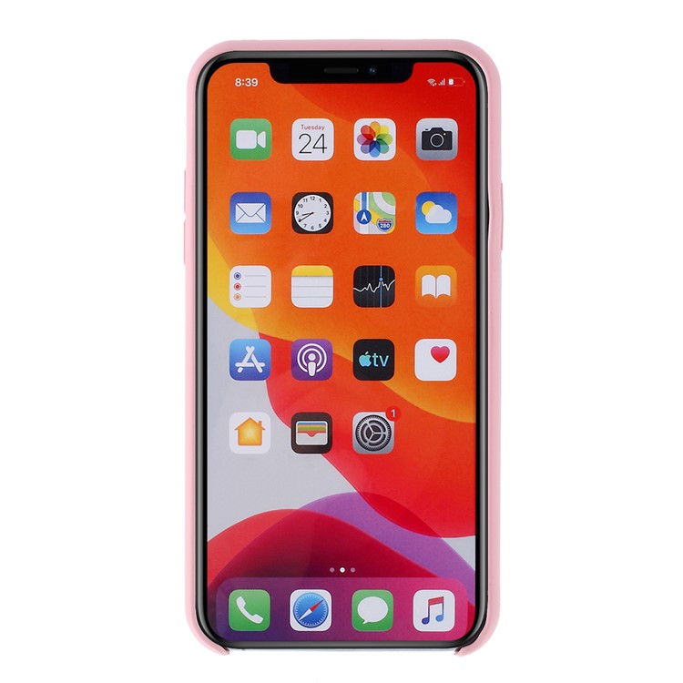 Shockproof Silicone Phone Case Cover with AirPods Case for iPhone 11 Pro 5.8-inch - Pink-6