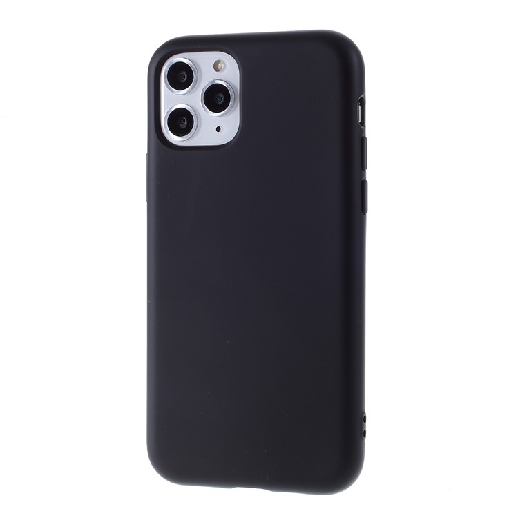 Detachable Side Buttons Cover Liquid Silicone Phone Case for iPhone 11 Pro Max 6.5 inch - Black-2