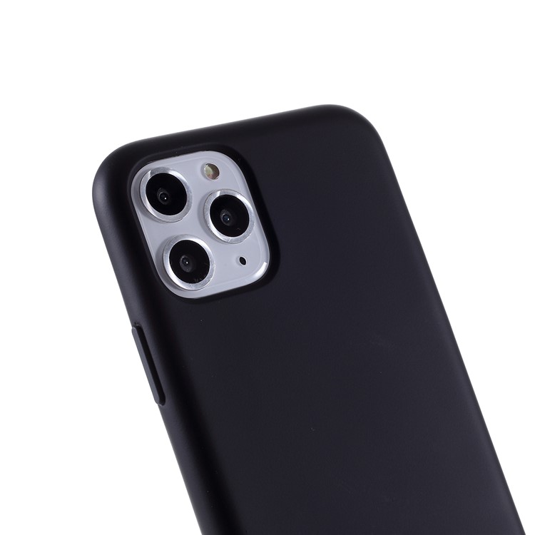 Detachable Side Buttons Cover Liquid Silicone Phone Case for iPhone 11 Pro Max 6.5 inch - Black-4