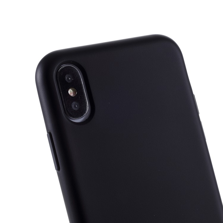 Detachable Side Buttons Cover Liquid Silicone Cell Phone Case for iPhone XS Max 6.5 inch - Black-3